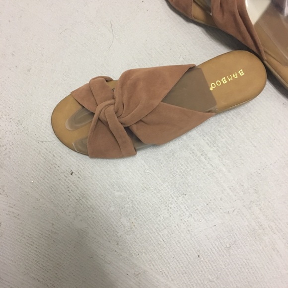 Camel suede slide sandals 8.5 & 9 - Picture 2 of 7